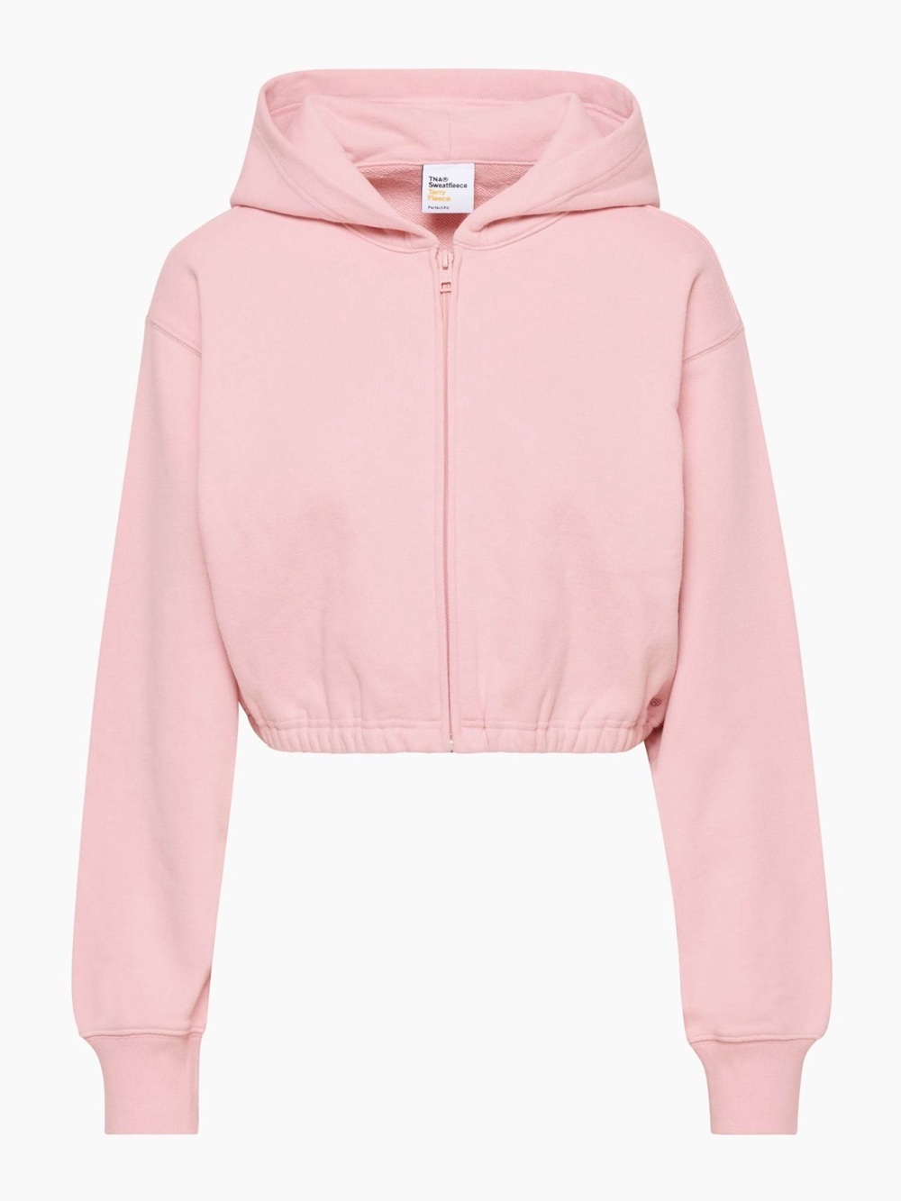 Aritzia Tna Terry Fleece Perfect Cinch Zip Hoodie